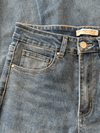 Lizza Mid Waist Jeans | Ocean blue | Stretch | Tall