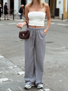 Lize pants | Light grey | Tall