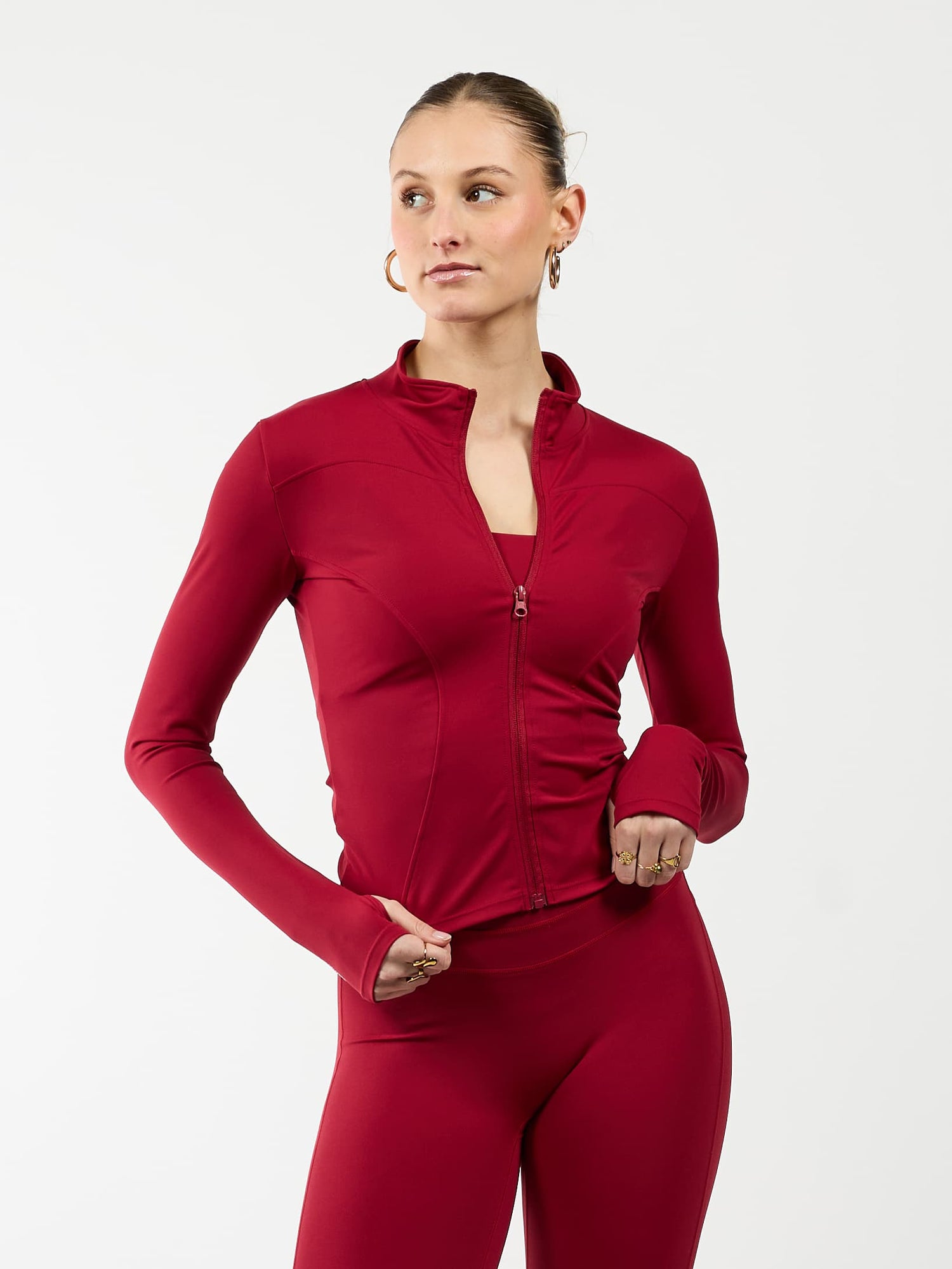 Zip Vest | Sports | Bordeaux | Tall