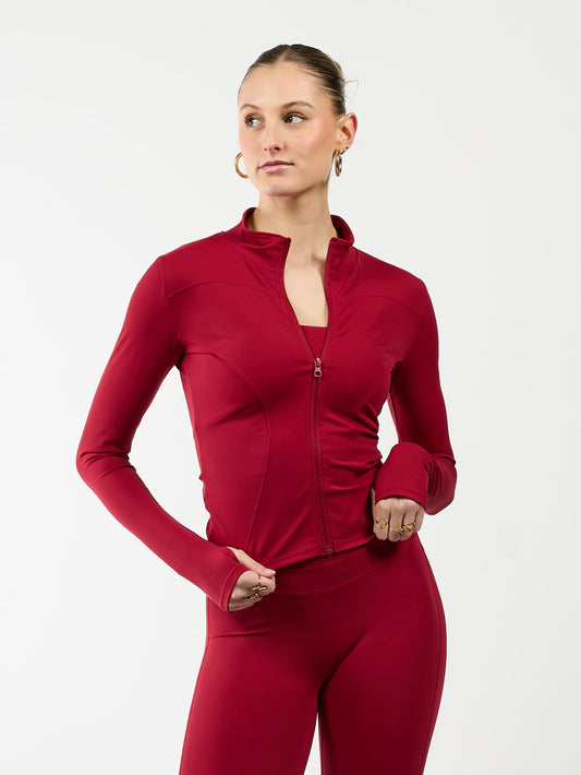 Zip Vest | Sports | Bordeaux | Tall