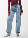 Zoey Barrel Jeans | Mid waist | Blue | Tall