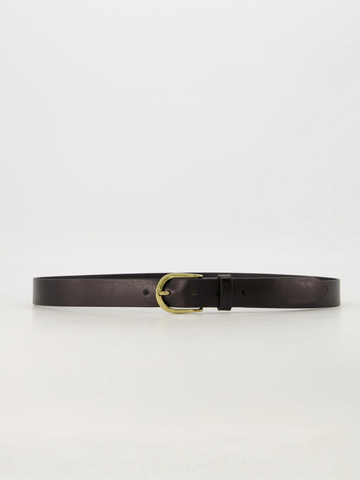 Dante belt, black | gold buckle
