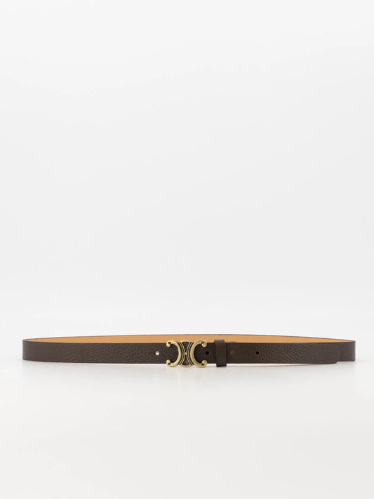 Eline belt black | gold buckle