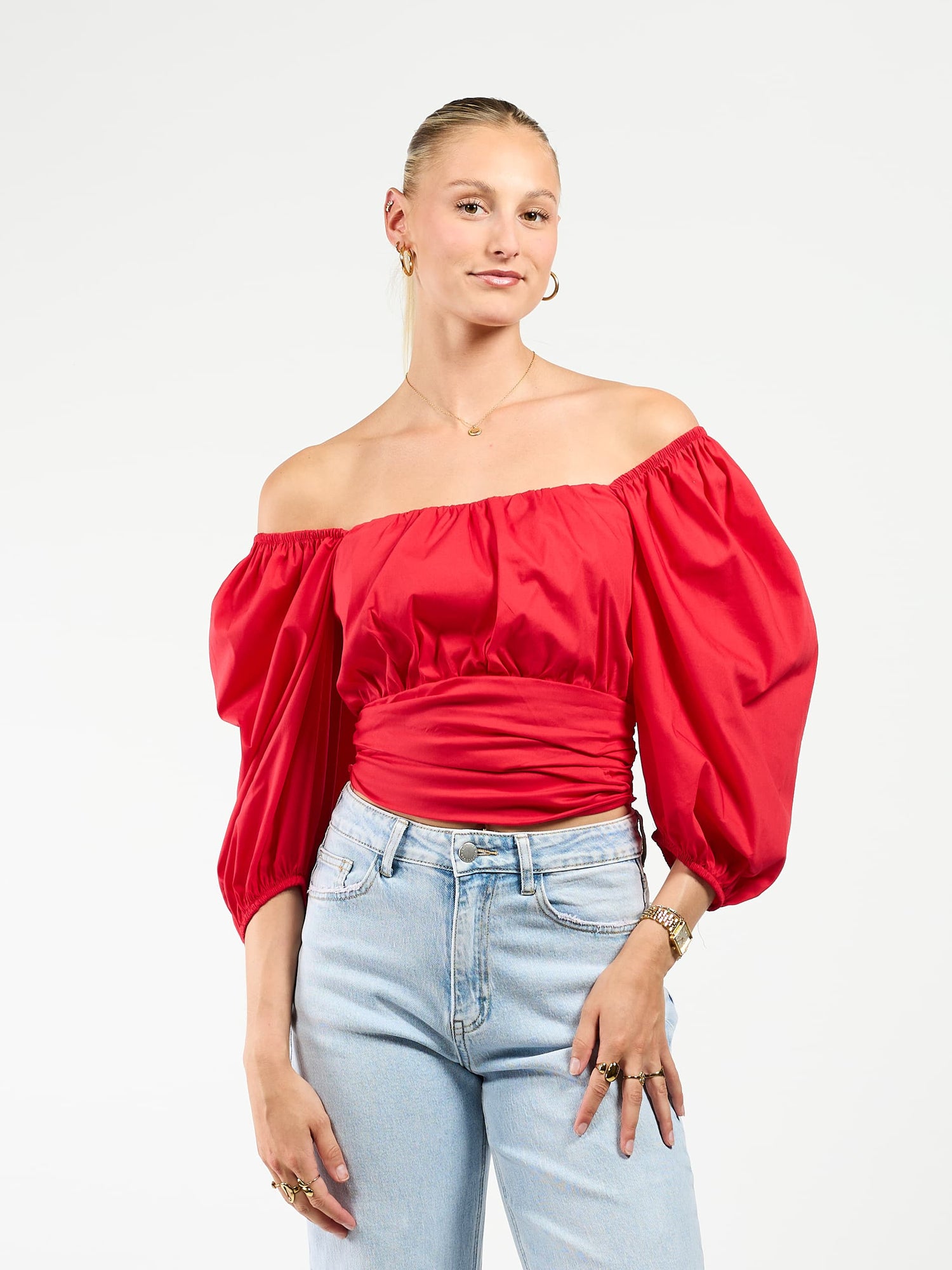 Aimy blouse | Red | Tall