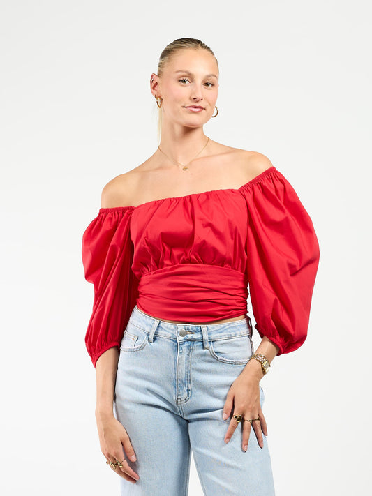 Aimy blouse | Red | Tall