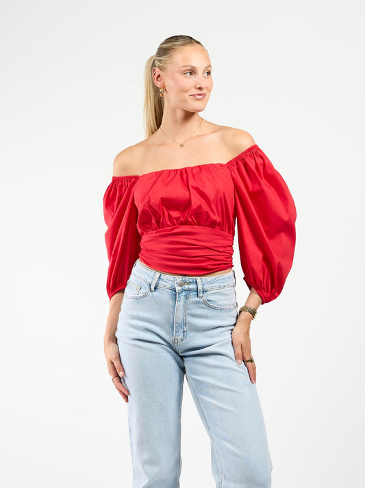 Aimy blouse | Red | Tall