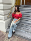 Aimy blouse | Red | Tall