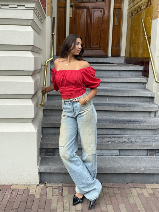 Aimy blouse | Red | Tall