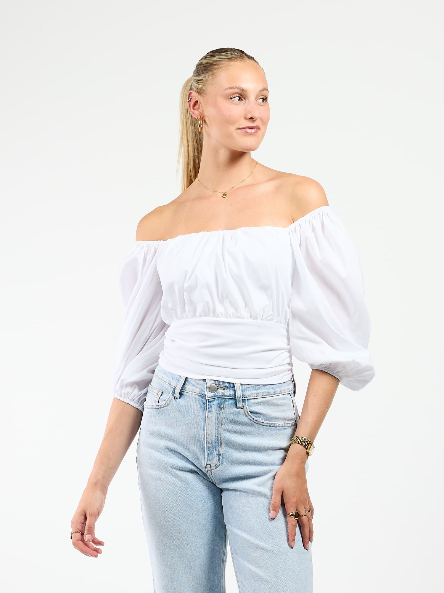 Aimy blouse | White | Tall