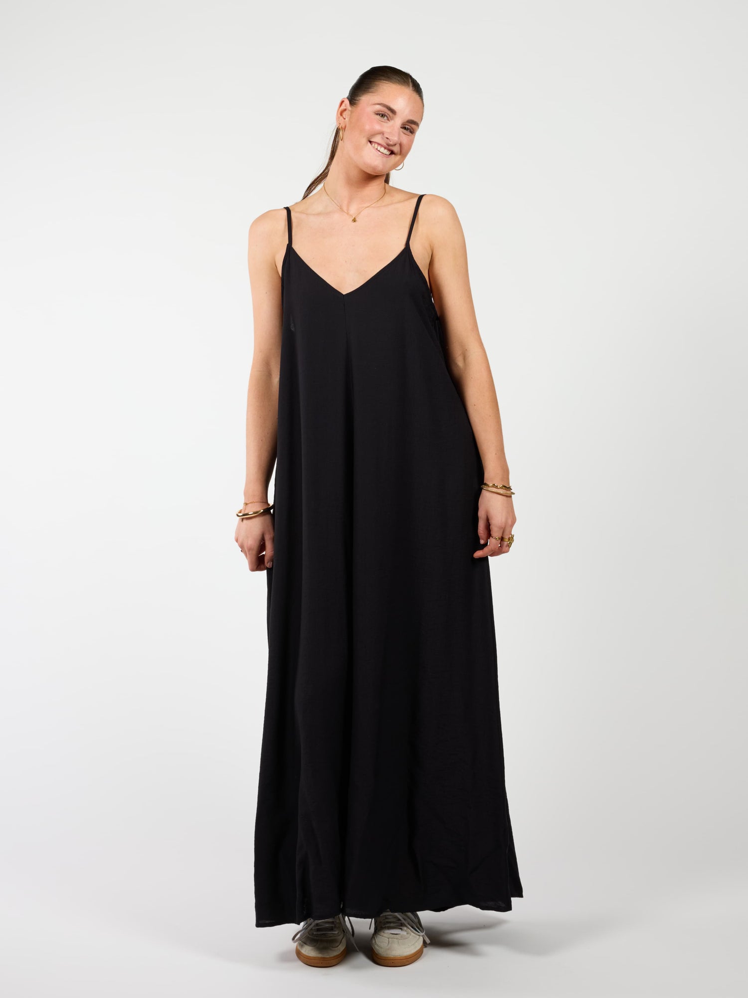 Anna Maxi Dress | Black | Tall