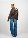 Gaby oversized jacket | Brown | Tall