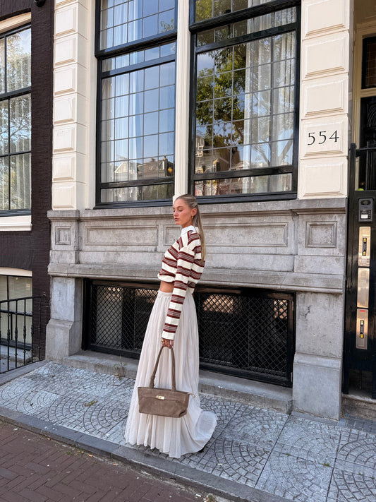 Celine Maxi Skirt | Beige | Tall