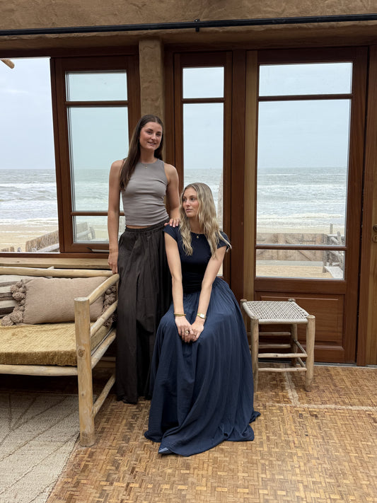Celine Maxi Skirt | Dark Blue | Tall
