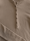 Cilia | Long sleeve button-up top | Brown | Tall