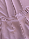 Ella | Wide leg pleated trousers | Pink | Tall