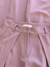 Ella | Wide leg pleated trousers | Pink | Tall