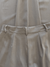 Ella | Wide-leg trousers with pleats | Taupe | Tall