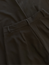 Ella | Wide leg pleated trousers | Black | Tall