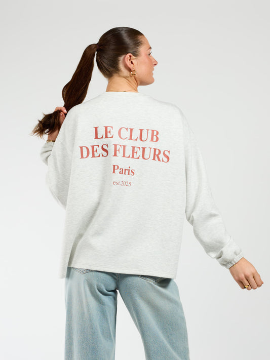 Fleurs Sweater | Grey | Tall