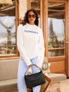 Florence Tee | Navy print | Tall