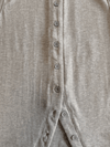Hazel | Button Tank Top | Grey | Tall