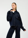 Indy | Co-ord | Denim jacket | Navy blue | Stretch | Tall