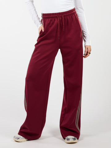 Izzy pants | Dark purple with stripe | Tall