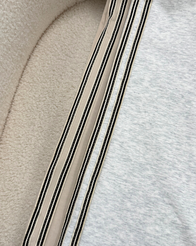 Izzy pants | Beige with stripe | Tall