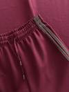 Izzy pants | Dark purple with stripe | Tall