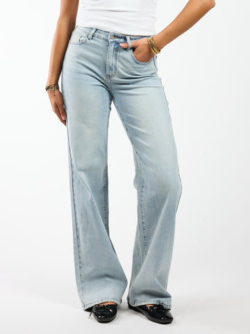 Jenny | Wide Leg Jeans | Stretch | Light Blue | Tall