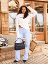 Josie | Mid-Waist Jeans | Light Blue | Stretch | Tall