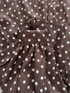 Julie Polkadot Dress | Dark Brown | Tall