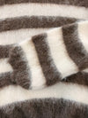Kaya Knit | Bruin gestreept | Tall