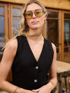 Lauren waistcoat | Black | Tall