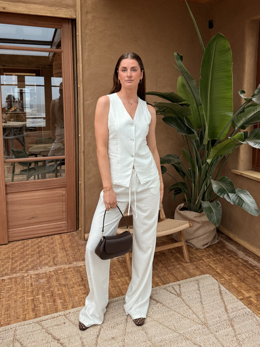 Lauren gilet | White | Tall