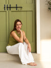 Lauren pants | Linen | White | Tall