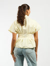 Leela fitted blouse | Yellow | Tall