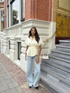 Leela fitted blouse | Yellow | Tall