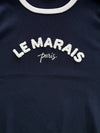 Le Marais top | Navy with white | Tall