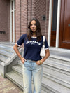 Le Marais top | Navy with white | Tall