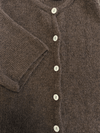 Lena Knitted Cardigan with Buttons | Brown | Tall