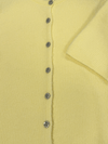 Lena Knitted Cardigan with Buttons | Yellow | Tall
