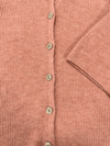 Lena Knitted Cardigan with Buttons | Pink | Tall