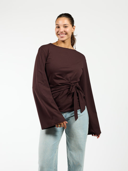 Livy top | Brown | Tall