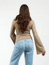 Livy top | Taupe | Tall