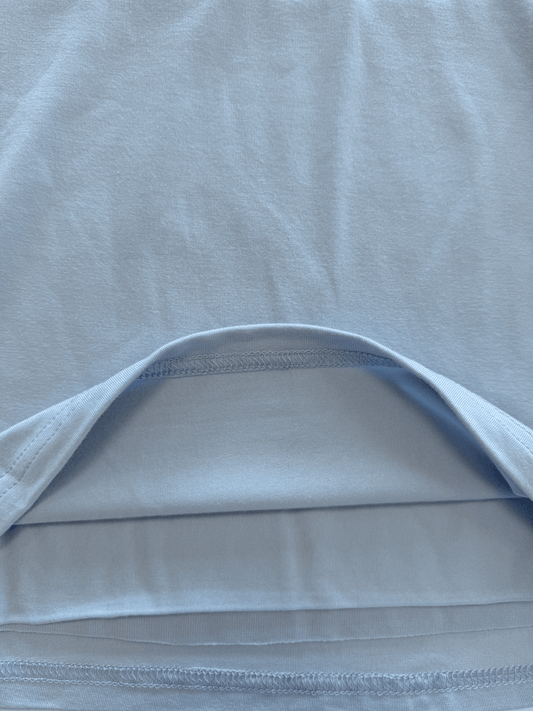 Liza short sleeve top | Light Blue | Tall