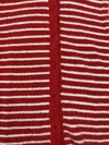 Lola Knitted Spencer with Buttons | Red and White Striped | Tall