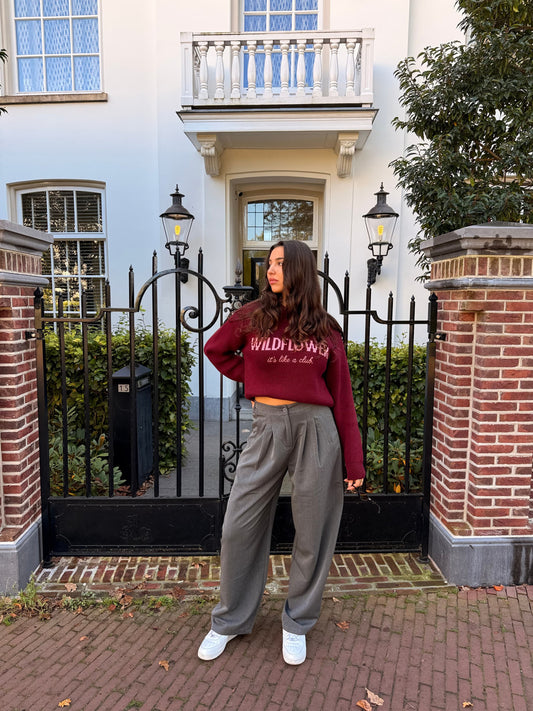 Loulou pants | Dark gray | Tall