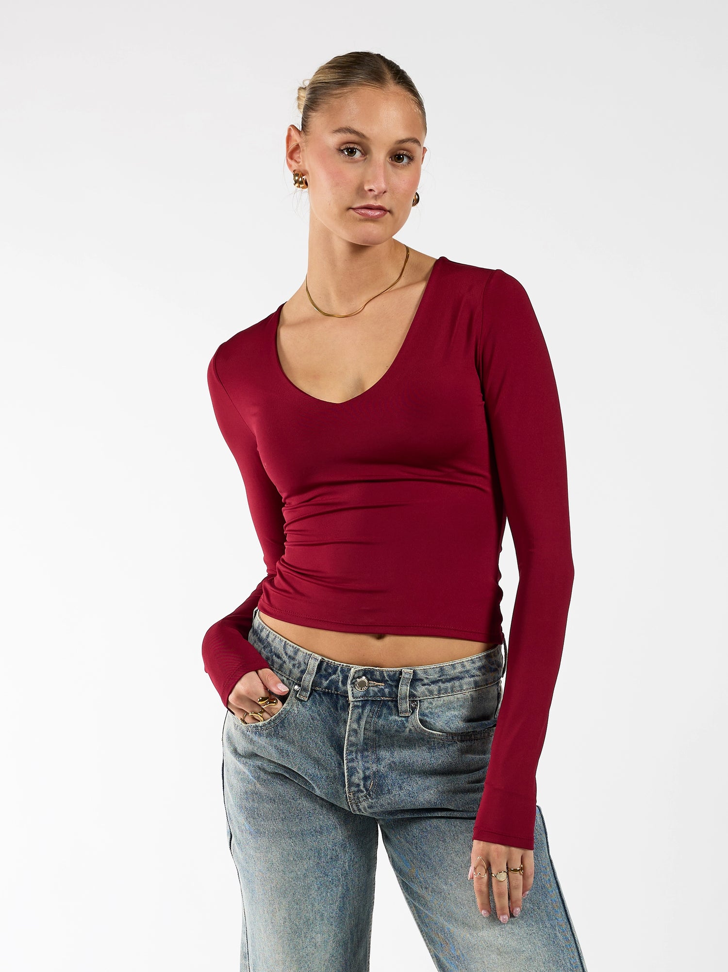 Lovi V-top | Bordeaux | Tall