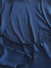 Lucie open-back top | Long sleeve | Navy | Tall